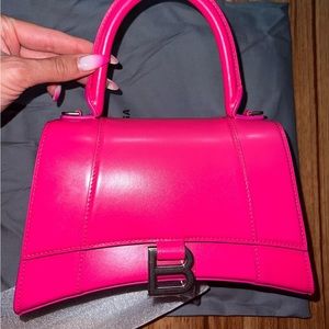BALENCIAGA WOMEN’S HOURGLASS SMALL HANDBAG